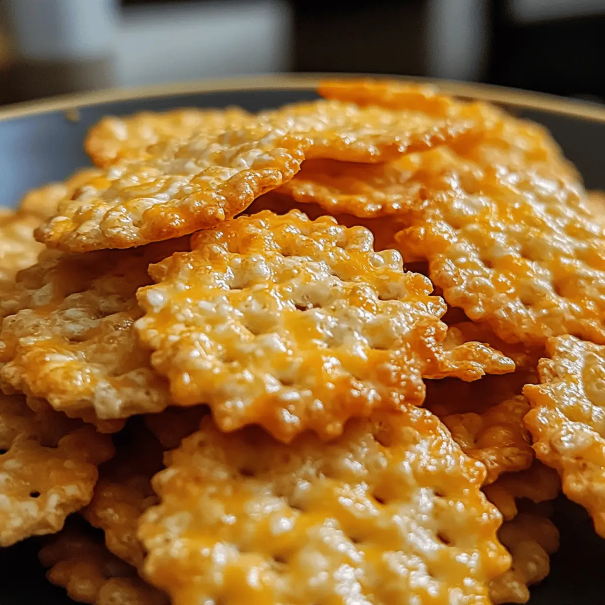 Crackers au cheddar Rice Krispie irrésistibles à la maison