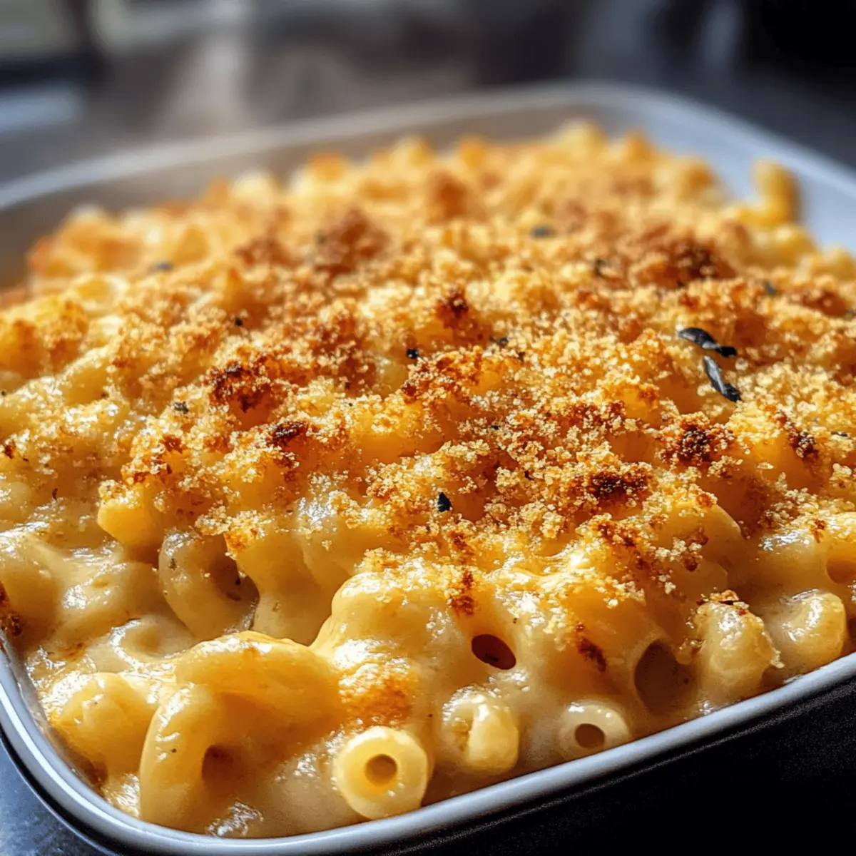 Macaroni au fromage crémeux au four facile et savoureux