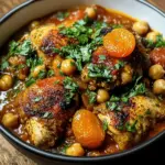 Ragoût de poulet marocain