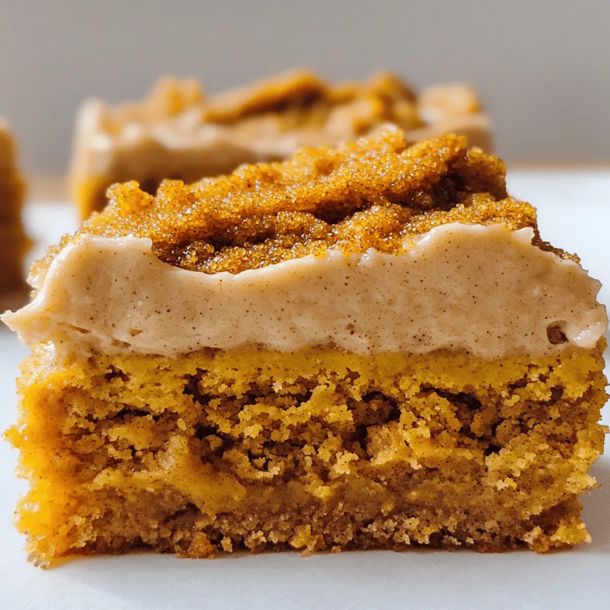 Barres de citrouille avec sucre brun irrésistibles