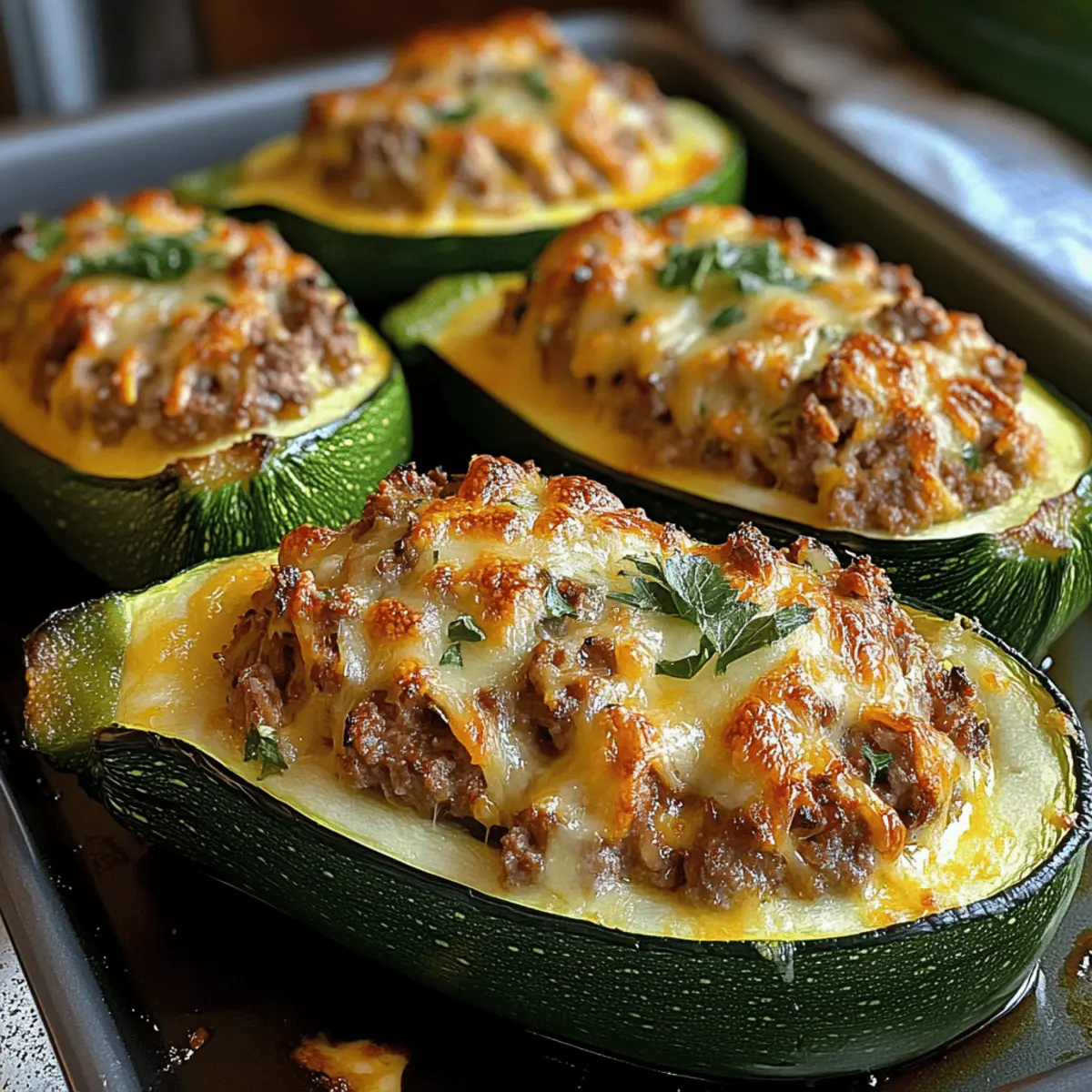 Courgettes farcies savoureuses et faciles à préparer