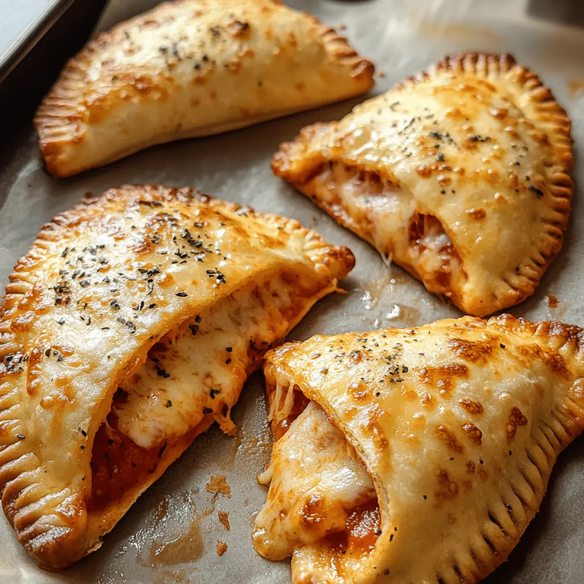 Pockets chauds pizza sains et gourmands à préparer