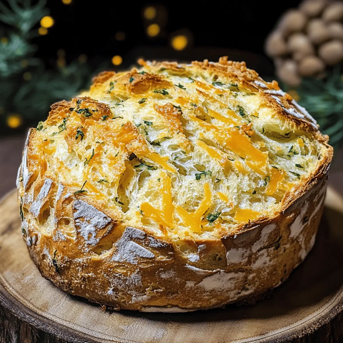 Pain soda au cheddar et aux herbes rapide et facile