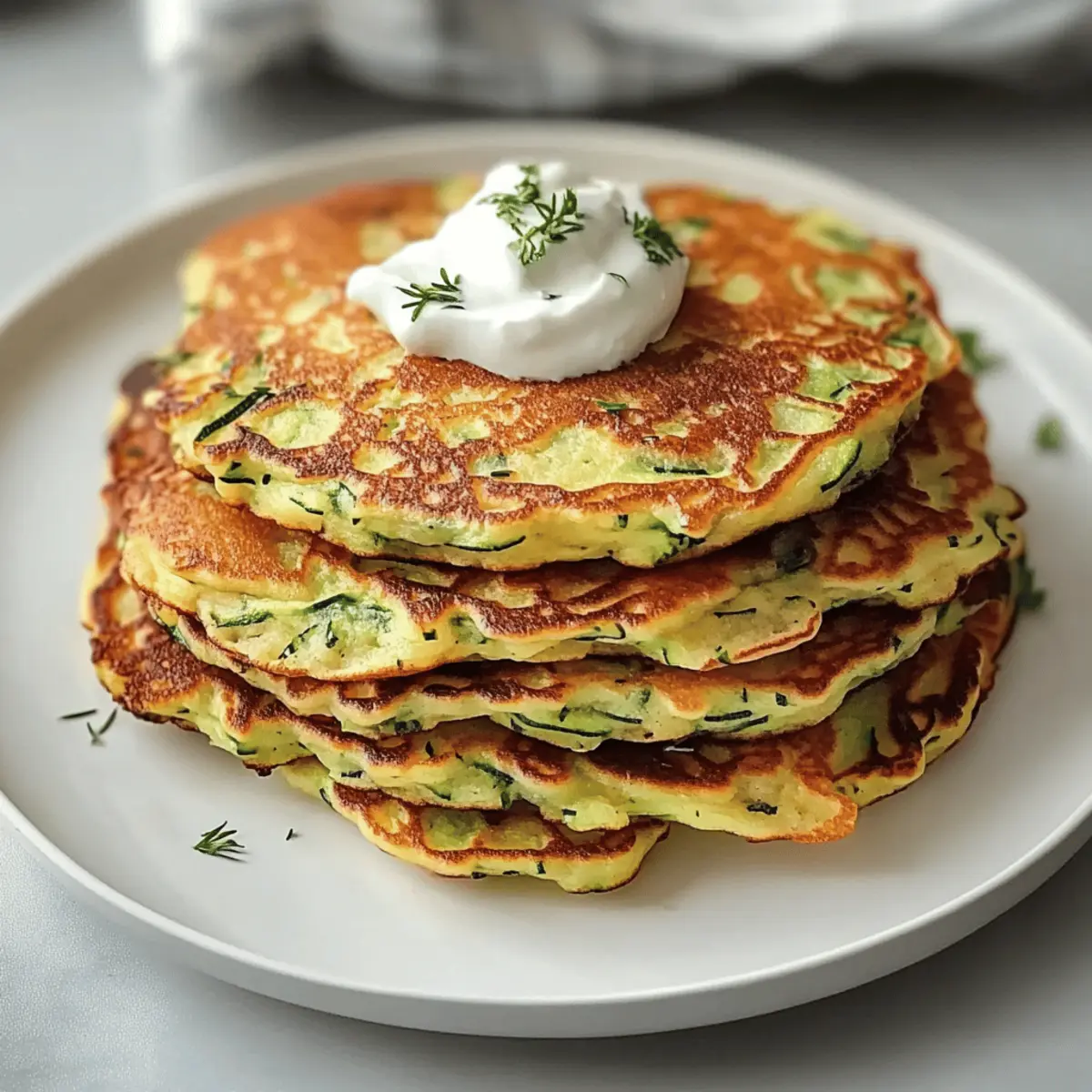Crêpes de courgettes à la manière de Barefoot Contessa