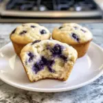 Muffins au fromage bleu et aux myrtilles