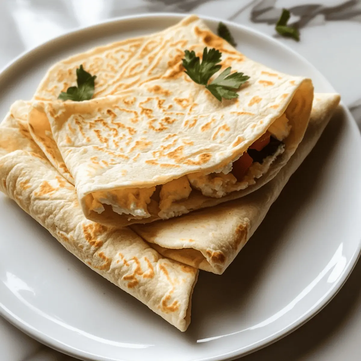 Wraps de fromage cottage faciles et proteinés