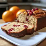 Pain aux canneberges et à l'orange