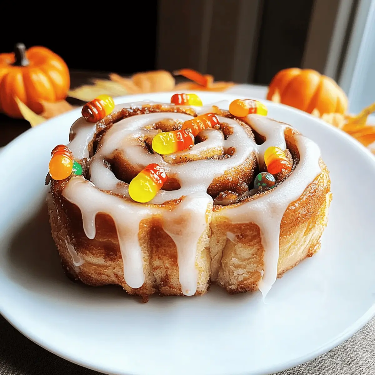 Faites des rouleaux de cannelle rampants et inquiétants