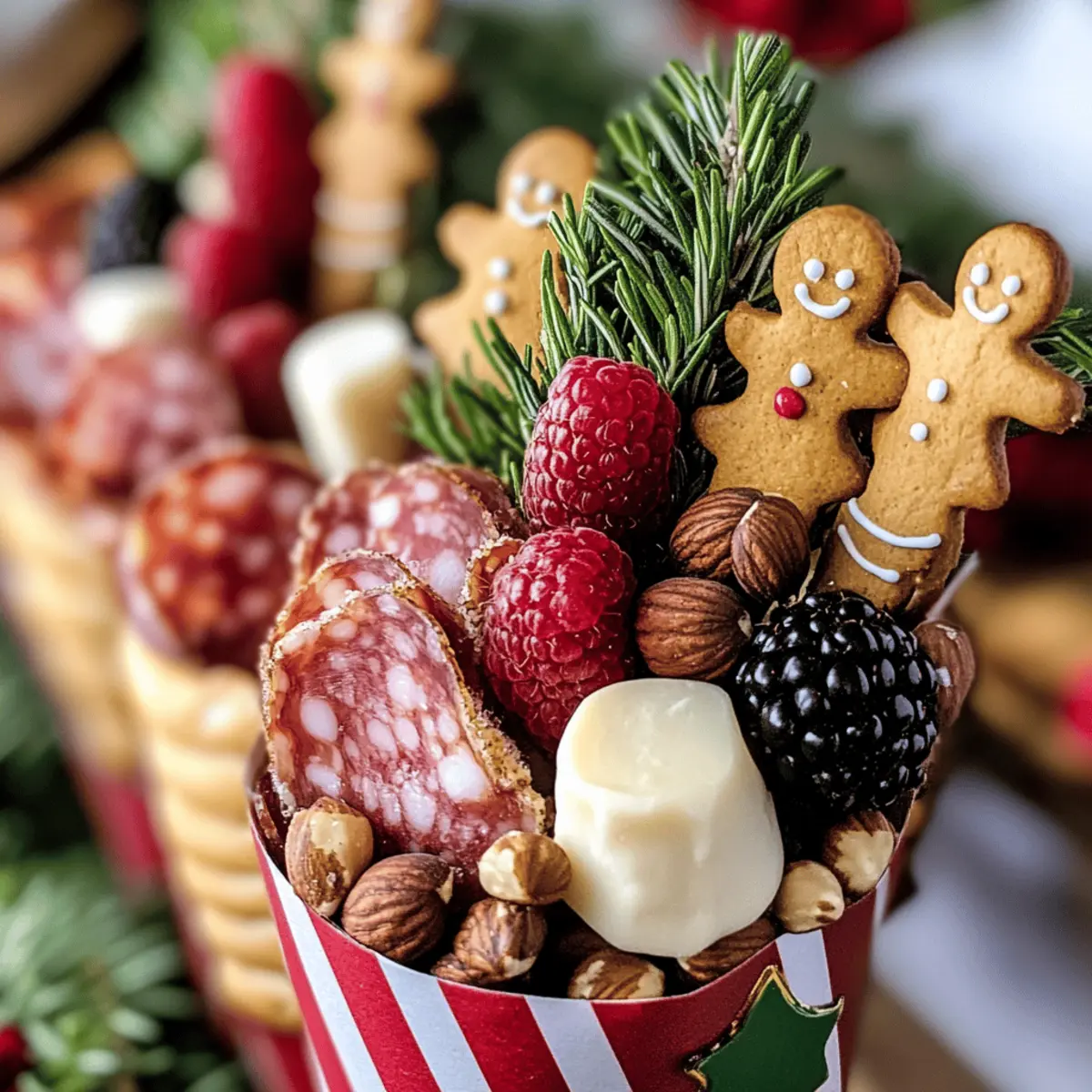 Coupes de charcuterie de Noël faciles et festives