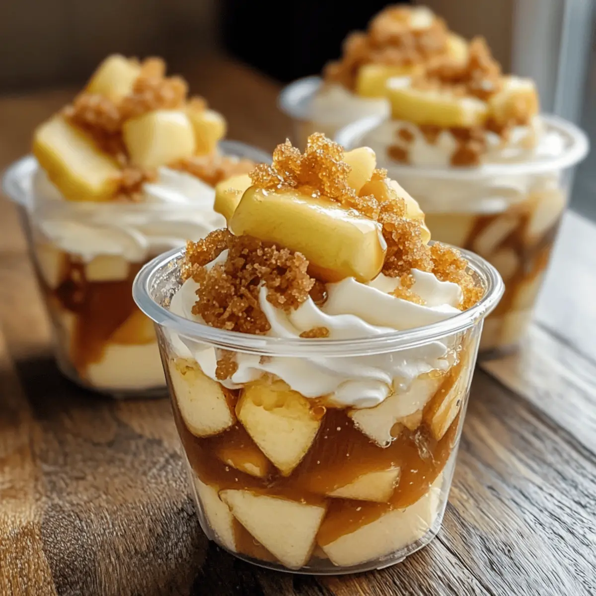 Coupe de Desserts aux Pommes Caramélisées Facile