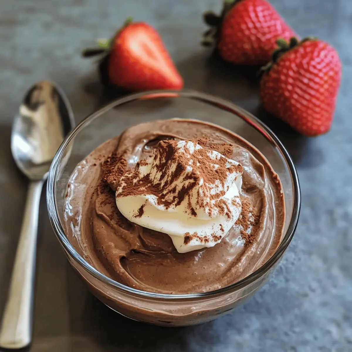 Crème au chocolat saine et facile à préparer