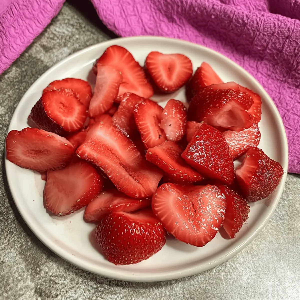 Fraises à la friteuse à air : croustillantes et saines