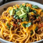 Pâtes Taco en Une Seule Casserole