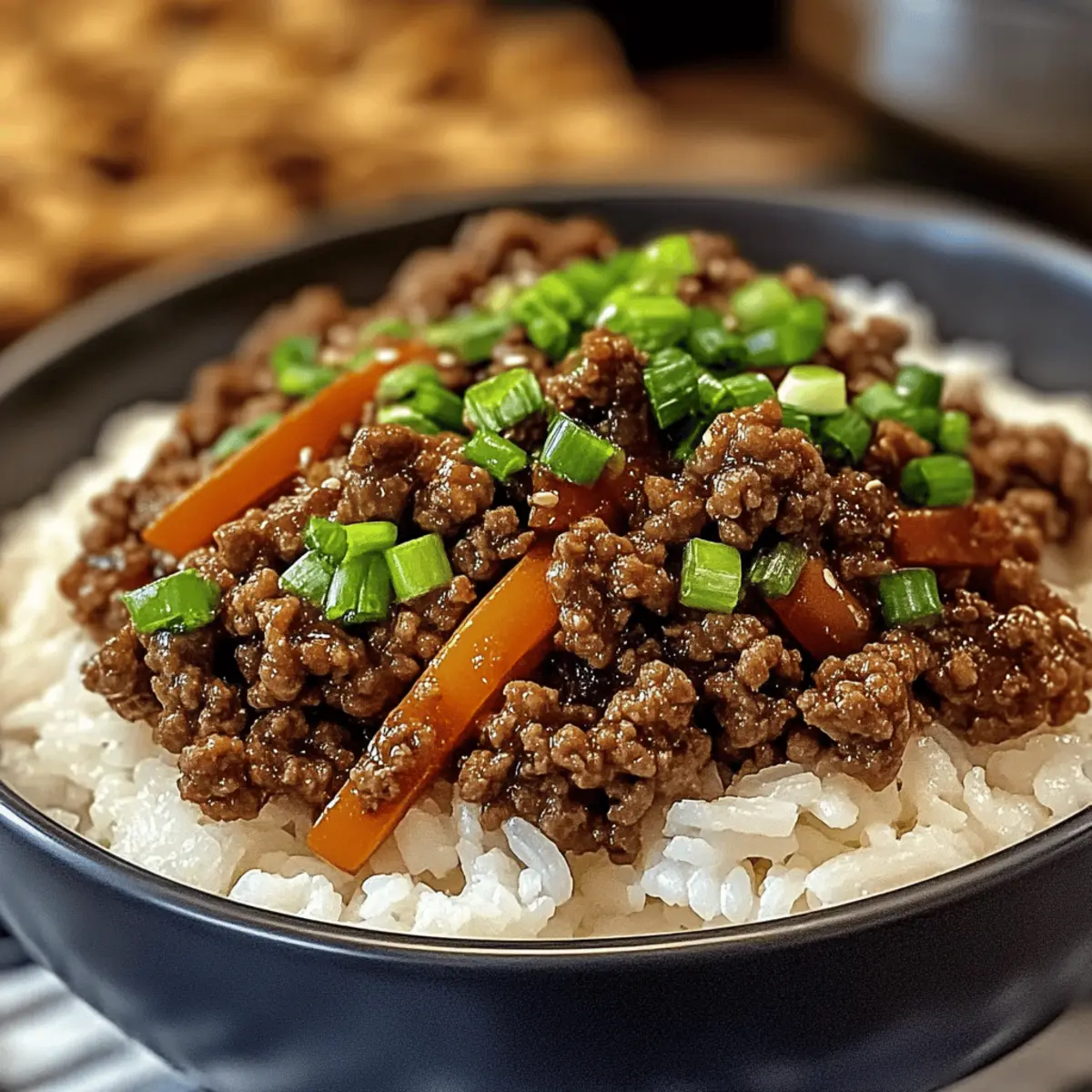 Bol de bœuf haché coréen en 30 minutes top chrono