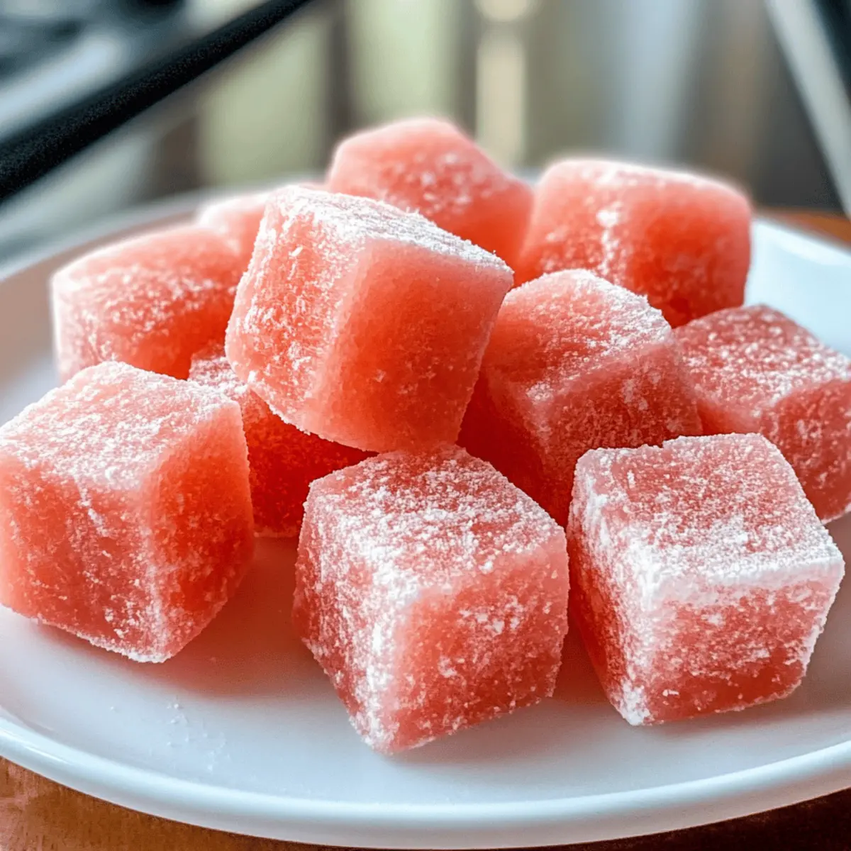 Mochi à la pastèque : une douceur vegan rafraîchissante