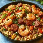 Riz sale aux crevettes