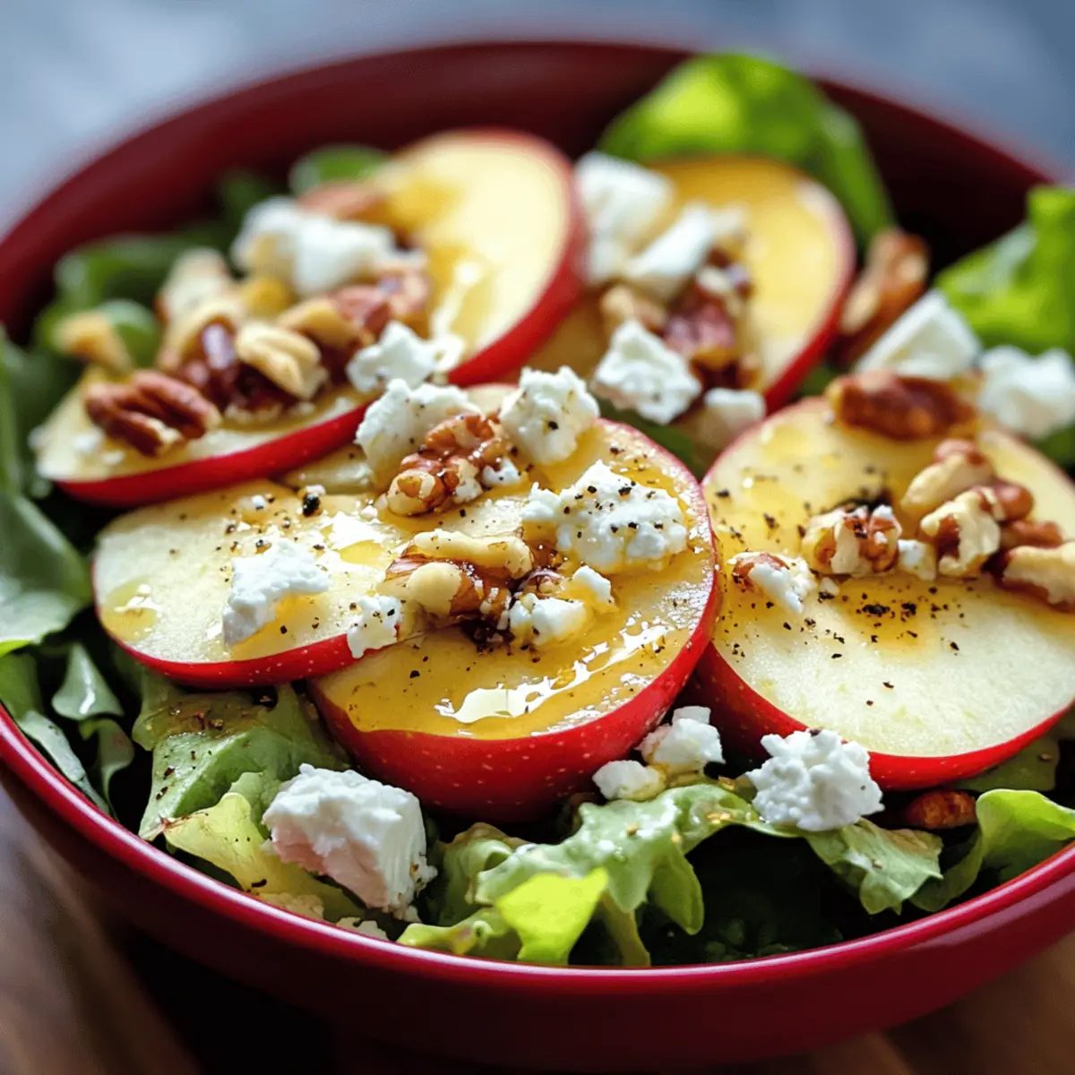 Salade de pommes Honeycrisp et feta irrésistible