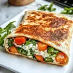 Wraps au fromage cottage
